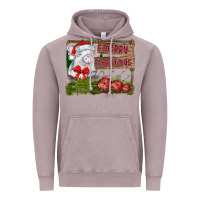 Vintage Zinc merry Christmas pig Vintage Hoodie - CowhideDigitalArt