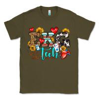 Army Green ekg tech Classic Tee - OliviaCreatesArt