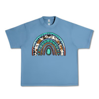 Pebble Blue blessed western rainbow Urban Heavy Tee - Jasminsmagicworld