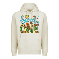 Oatmeal Heather sweet one avocado Premium Hoodie - Artiststas