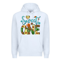 White sweet one avocado Premium Hoodie - Artiststas