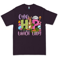 Plum Easter Day One hip Lunch Lady Premium Tee - OliviaCreatesArt