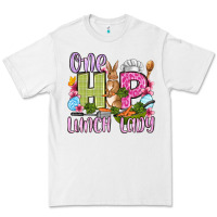 White Easter Day One hip Lunch Lady Premium Tee - OliviaCreatesArt