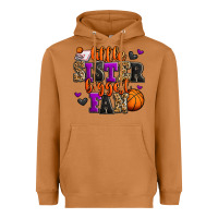 Meerkat little sister biggest fan basketball Heavyweight Hoodie - Jasminsmagicworld