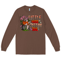 Chestnut Little Miss Cotton Tail Long Sleeve Tee - CowhideDigitalArt