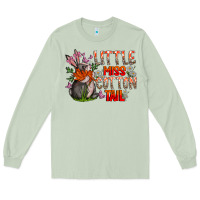 Matcha Little Miss Cotton Tail Long Sleeve Tee - CowhideDigitalArt