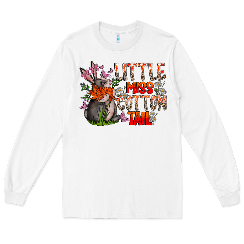 Little Miss Cotton Tail Long Sleeve Tee by CowhideDigitalArt | Teevron