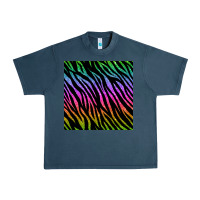 Midnight Navy zebra glitter seamless pattern Urban Heavy Tee - BundleAndBundleShop