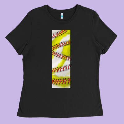 Softball And Baseball Pen Wraps Ladies Tee Designed By Bundleandbundleshop