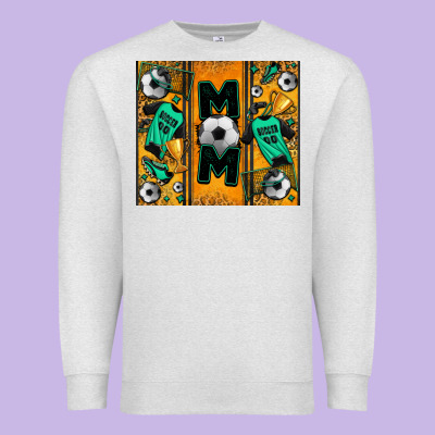 Soccer Mom Tumbler Premium Sweatshirt Designed By Jasminsmagicworld
