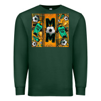 Sports Green soccer mom tumbler Premium Sweatshirt - Jasminsmagicworld