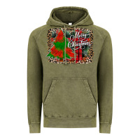Vintage Olive merry Christmas trees Vintage Hoodie - CowhideDigitalArt