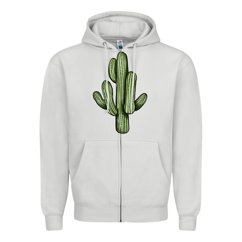 Cactus Zipper Hoodie by JahusDesignShop | Teevron