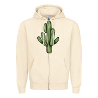 Sandshell cactus Zipper Hoodie - JahusDesignShop