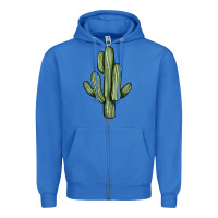 True Royal cactus Zipper Hoodie - JahusDesignShop