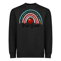 Black first grade rainbow Heavyweight Sweatshirt - RanaPortraitStore