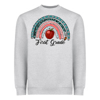 First Grade Rainbow Heavyweight Sweatshirt | Teevron