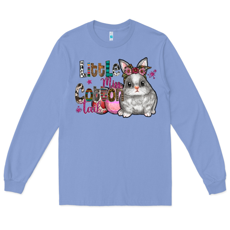 Little Miss Cotton Tail Long Sleeve Tee by CowhideDigitalArt | Teevron