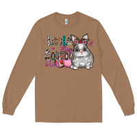 Toasted Coconut Little Miss Cotton Tail Long Sleeve Tee - CowhideDigitalArt