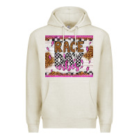 Oatmeal Heather race day vibes Premium Hoodie - Artiststas