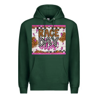 Sports Green race day vibes Premium Hoodie - Artiststas