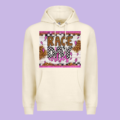 Race Day Vibes Premium Hoodie Designed By Artiststas