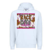 White race day vibes Premium Hoodie - Artiststas