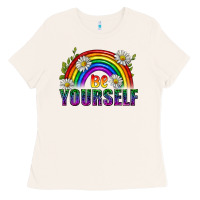Bone Be Yourself Pride Lgbtq Ladies Tee - BundleAndBundleShop