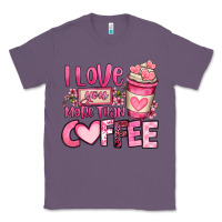 Lavender i love you more than coffee valentines day Classic Tee - OliviaCreatesArt