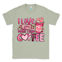 Matcha i love you more than coffee valentines day Classic Tee - OliviaCreatesArt