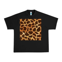 Black giraffe seamless pattern Urban Heavy Tee - BundleAndBundleShop