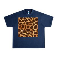 Navy giraffe seamless pattern Urban Heavy Tee - BundleAndBundleShop