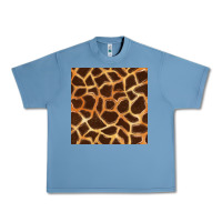 Pebble Blue giraffe seamless pattern Urban Heavy Tee - BundleAndBundleShop