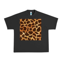 Pigment Black giraffe seamless pattern Urban Heavy Tee - BundleAndBundleShop