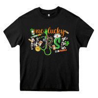 Black One lucky Nurse St. Patrick's Day Heavy Core Tee - CowGirlArtShop