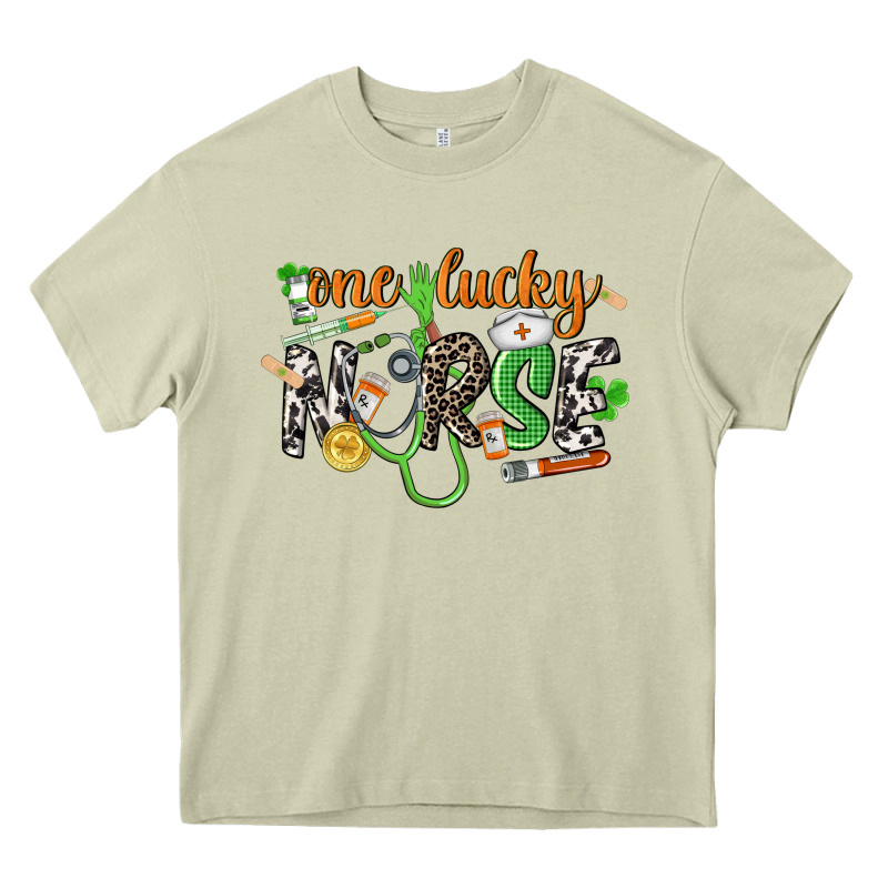 One Lucky Nurse St. Patrick's Day Heavy Core Tee by CowGirlArtShop | Teevron
