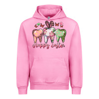 Fuchsia Pink happy easter dental Urban Hoodie - RanaPortraitStore