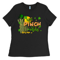 Black un pinch able Ladies Tee - FaDigitalArtStudio