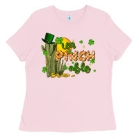 Bubblegum Pink un pinch able Ladies Tee - FaDigitalArtStudio