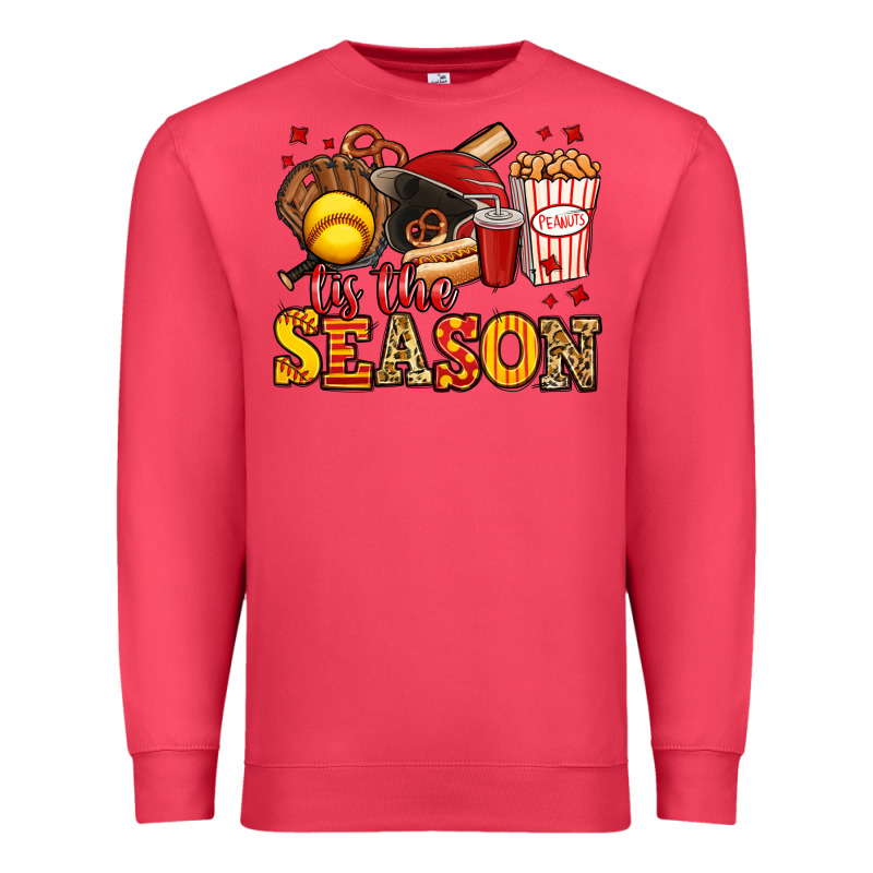 Tis The Season Softball Premium Sweatshirt by Jasminsmagicworld | Teevron