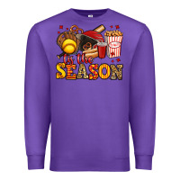 Purple tis the season softball Premium Sweatshirt - Jasminsmagicworld