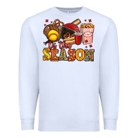 White tis the season softball Premium Sweatshirt - Jasminsmagicworld
