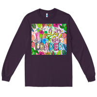 Plum Lets Get Loaded Long Sleeve Tee - CowhideDigitalArt