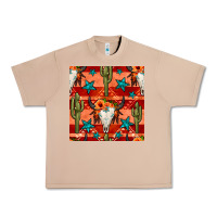 Burro bull skull cactus seamless pattern Urban Heavy Tee - BundleAndBundleShop