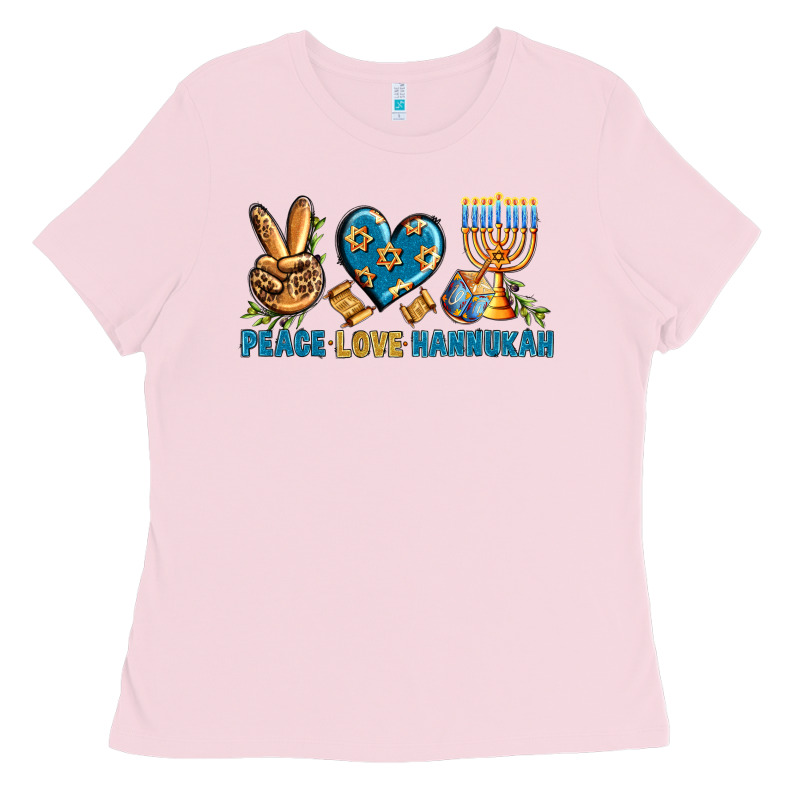 Peace Love Hannukah Ladies Tee by BundleAndBundleShop | Teevron