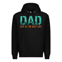Black dad life is the best life Premium Hoodie - Artiststas