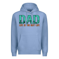 Colony Blue dad life is the best life Premium Hoodie - Artiststas