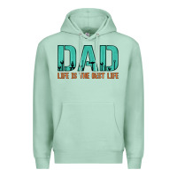 Seafoam dad life is the best life Premium Hoodie - Artiststas