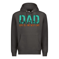 Smoke dad life is the best life Premium Hoodie - Artiststas