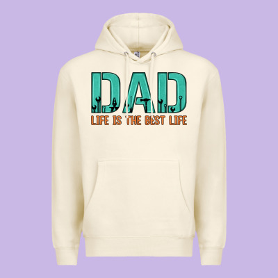 Dad Life Is The Best Life Premium Hoodie Designed By Artiststas
